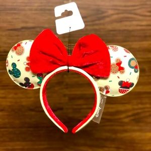 Loungefly Mickey Christmas Cookie Ear Headband